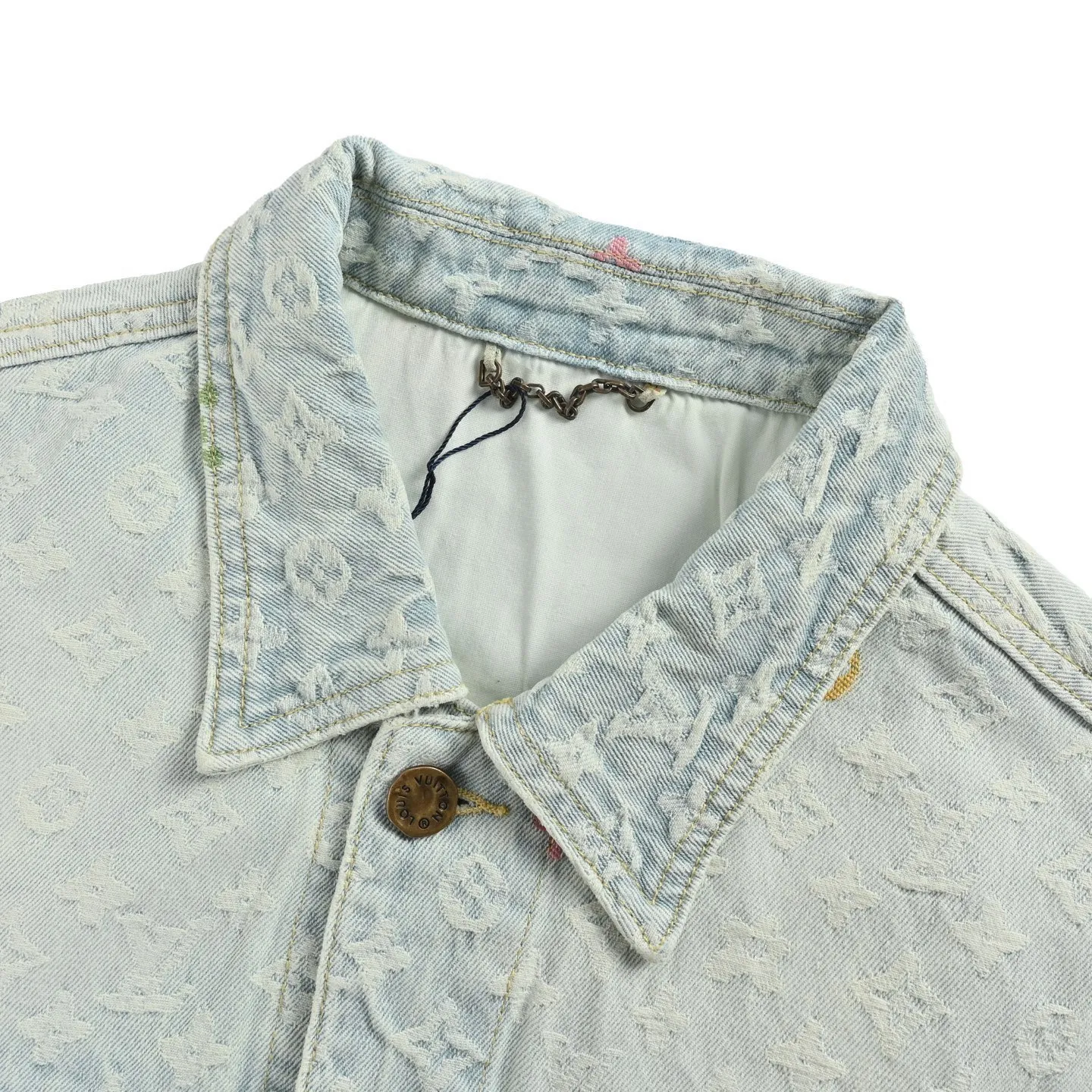Louis Vuitton/Louis Vuitton Tyler joint old flower jacquard embroidered denim jacket